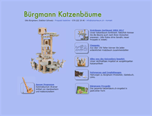 Tablet Screenshot of katzenbaum.ch